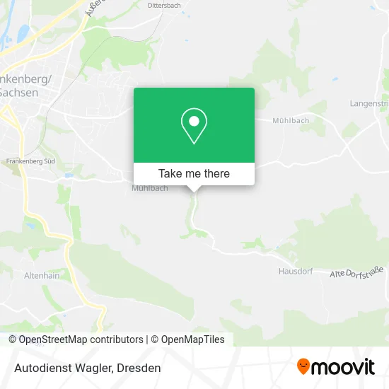 Карта Autodienst Wagler