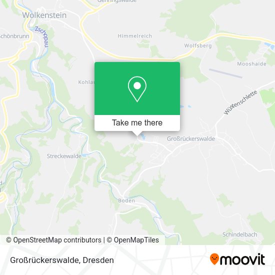 Карта Großrückerswalde