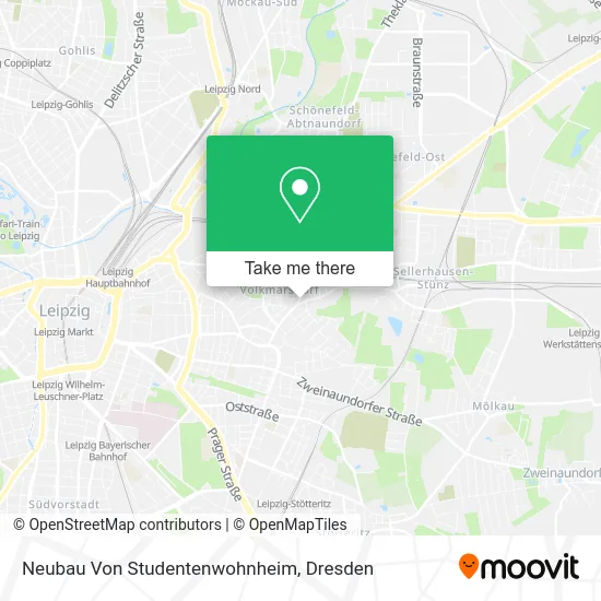 Карта Neubau Von Studentenwohnheim