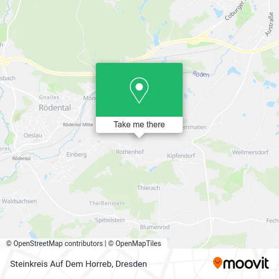 Карта Steinkreis Auf Dem Horreb