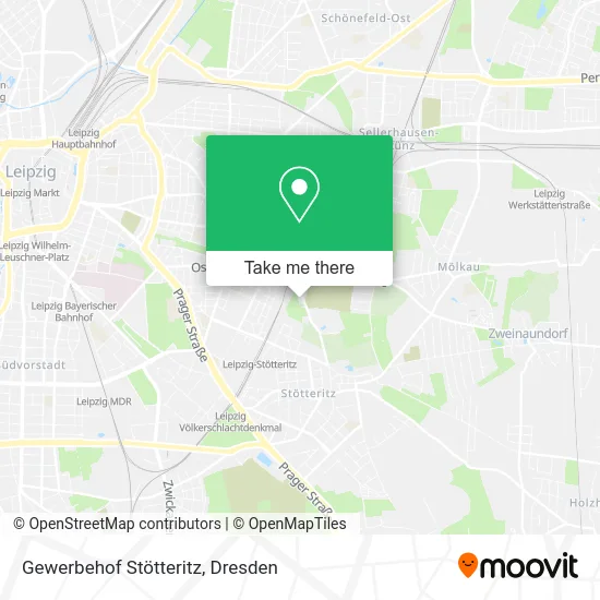 Карта Gewerbehof Stötteritz