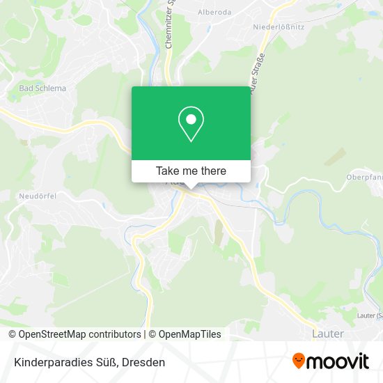 Карта Kinderparadies Süß