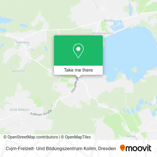 Карта Cvjm-Freizeit- Und Bildungszentrum Kollm