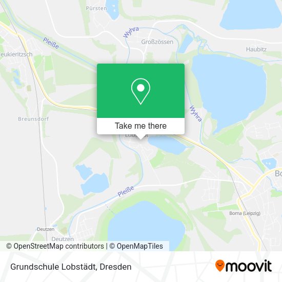 Карта Grundschule Lobstädt