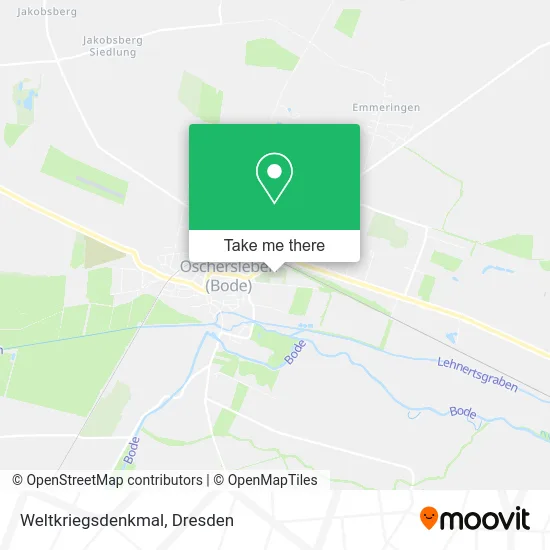 Карта Weltkriegsdenkmal