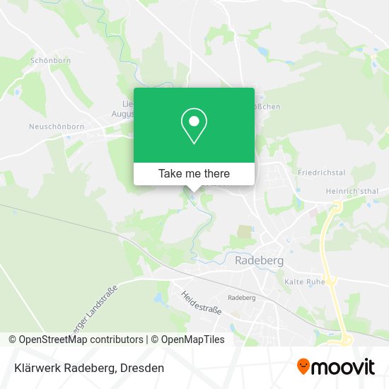 Карта Klärwerk Radeberg