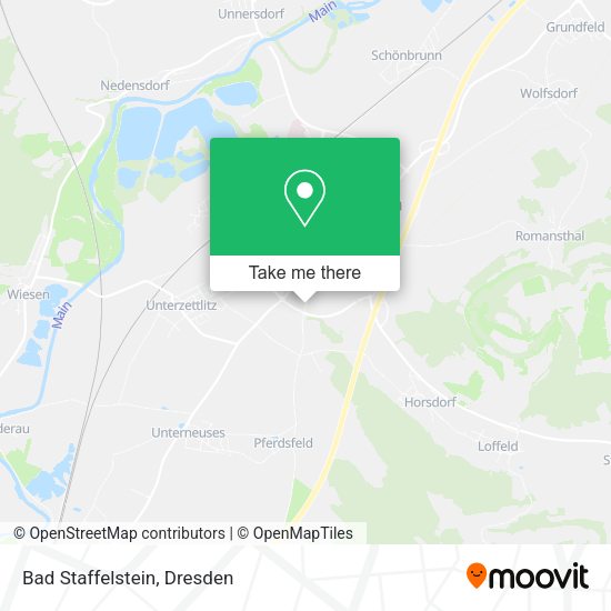 Карта Bad Staffelstein