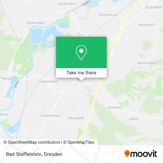 Карта Bad Staffelstein