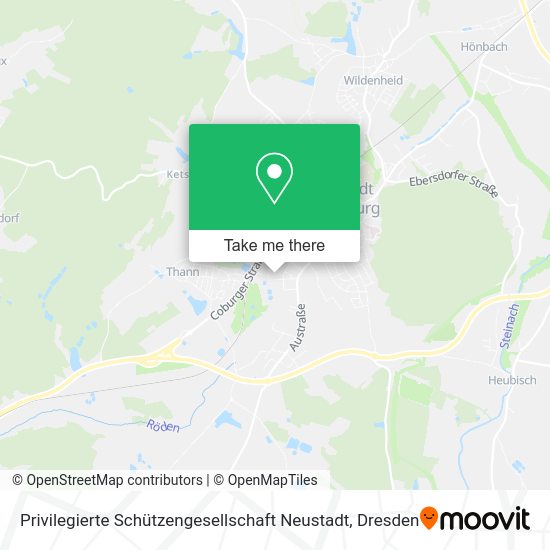 Карта Privilegierte Schützengesellschaft Neustadt