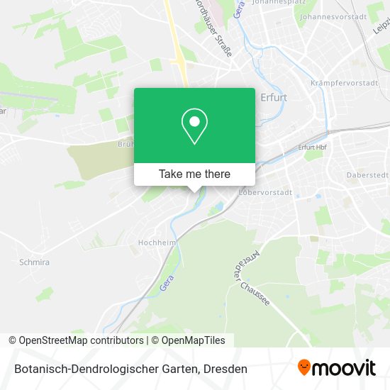 Карта Botanisch-Dendrologischer Garten
