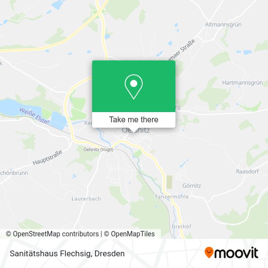 Карта Sanitätshaus Flechsig