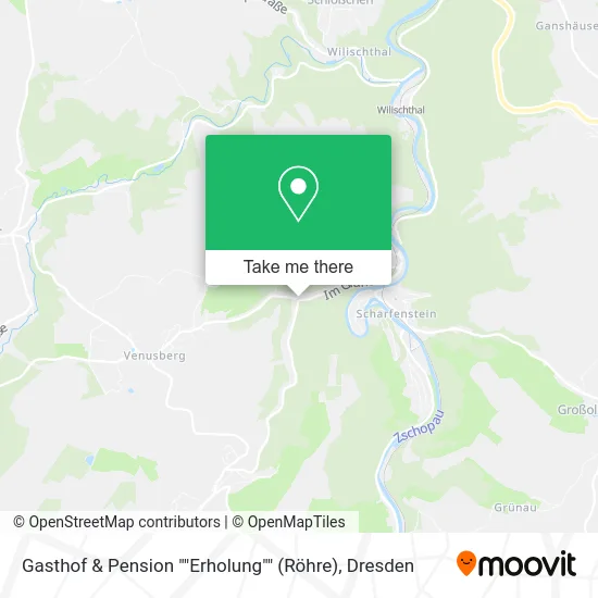 Карта Gasthof & Pension ""Erholung"" (Röhre)