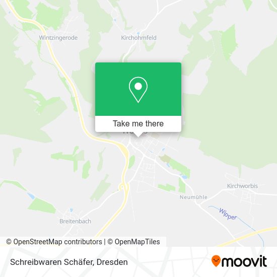 Карта Schreibwaren Schäfer