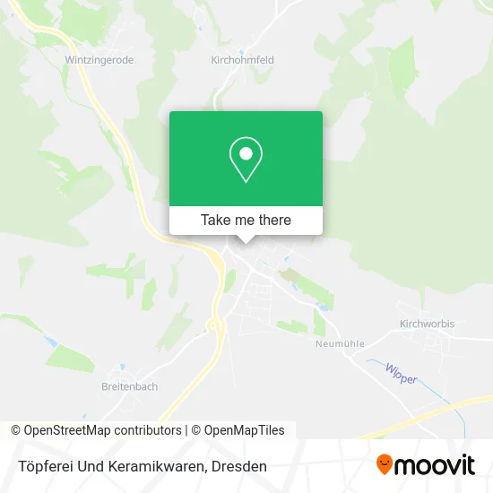 Карта Töpferei Und Keramikwaren