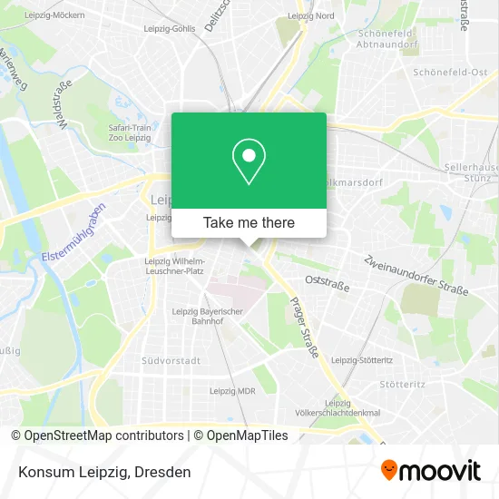 Карта Konsum Leipzig