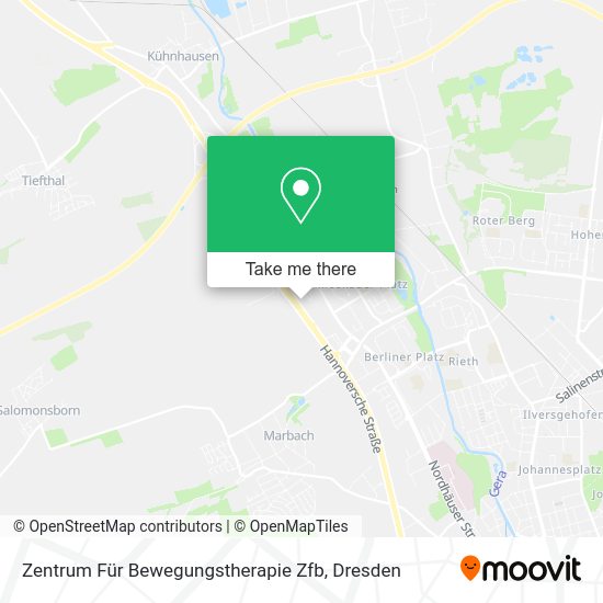 Карта Zentrum Für Bewegungstherapie Zfb