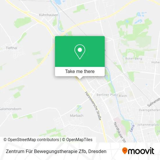 Карта Zentrum Für Bewegungstherapie Zfb