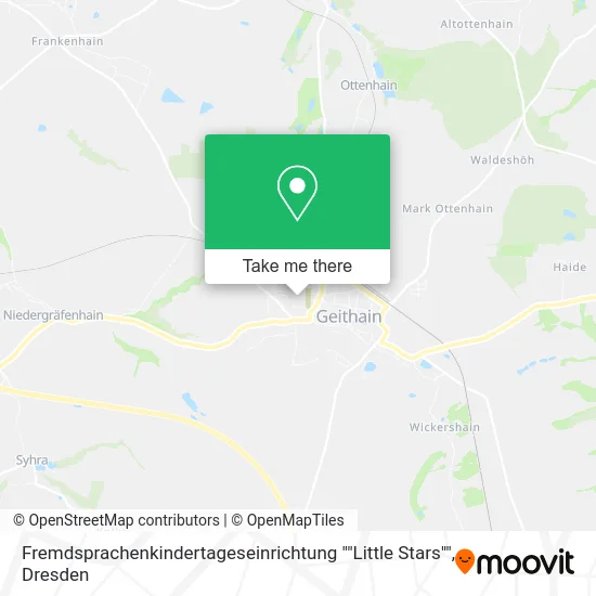 Карта Fremdsprachenkindertageseinrichtung ""Little Stars""