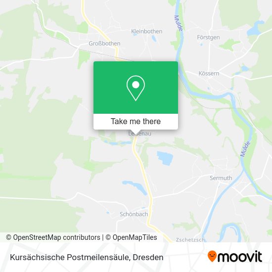 Карта Kursächsische Postmeilensäule
