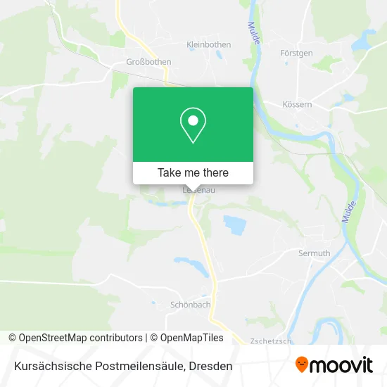 Карта Kursächsische Postmeilensäule
