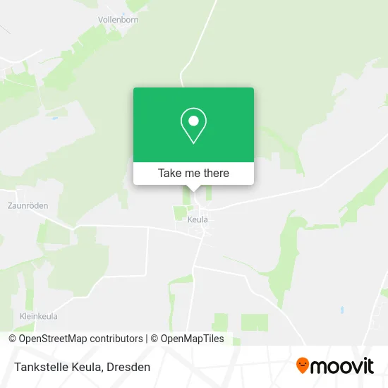 Карта Tankstelle Keula