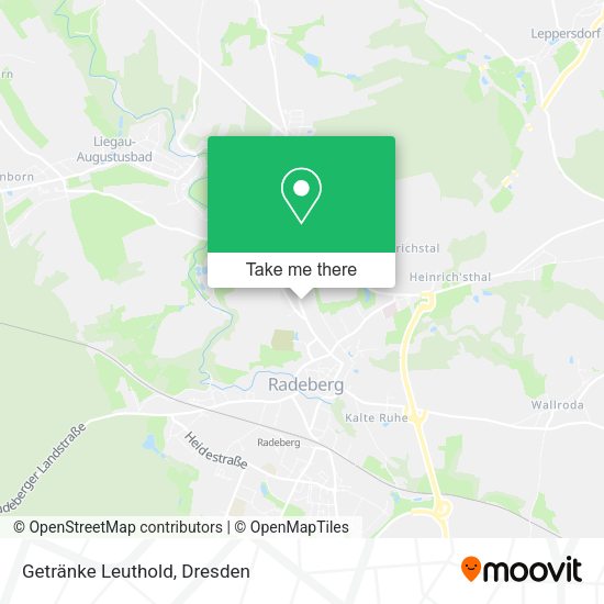 Карта Getränke Leuthold