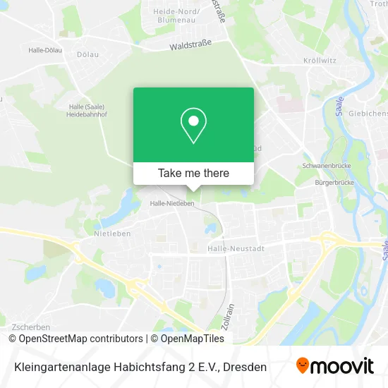 Карта Kleingartenanlage Habichtsfang 2 E.V.