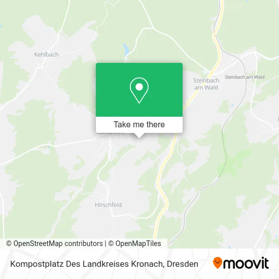 Карта Kompostplatz Des Landkreises Kronach
