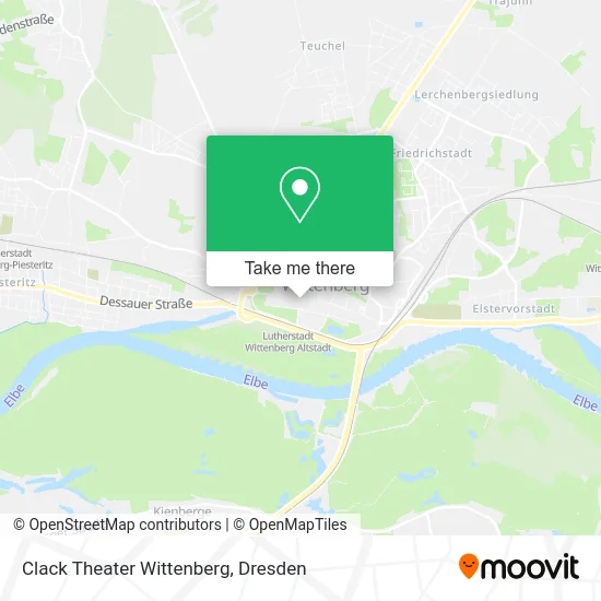 Карта Clack Theater Wittenberg