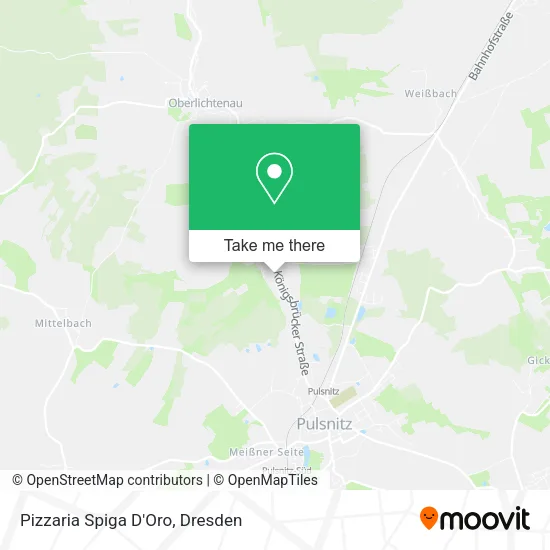 Карта Pizzaria Spiga D'Oro