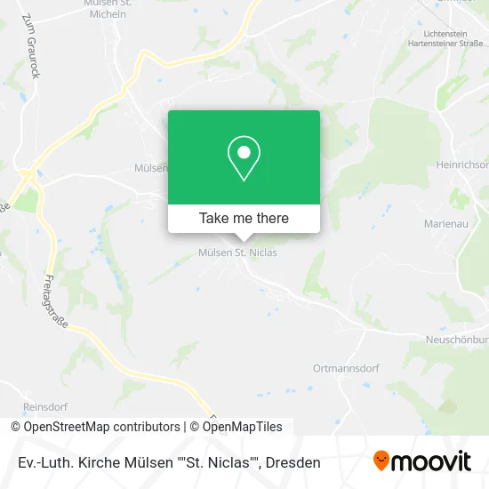 Карта Ev.-Luth. Kirche Mülsen ""St. Niclas""