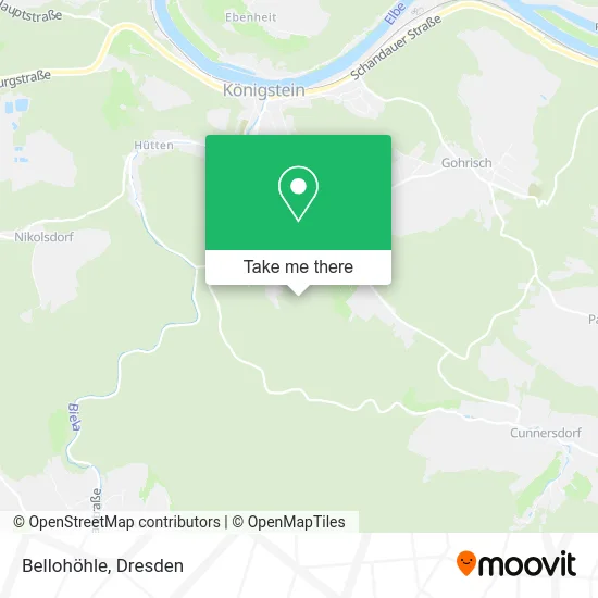 Карта Bellohöhle