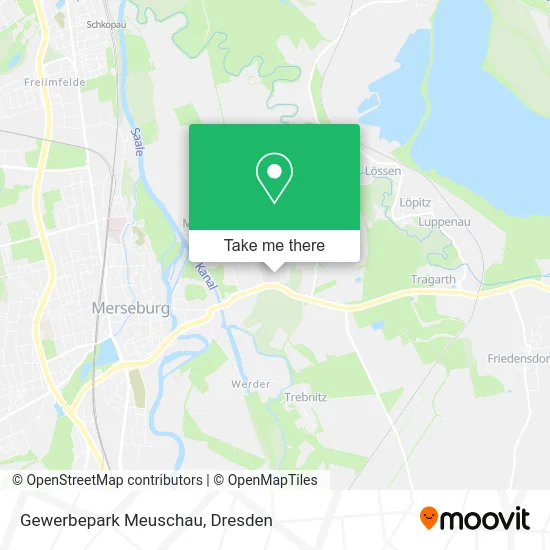 Карта Gewerbepark Meuschau