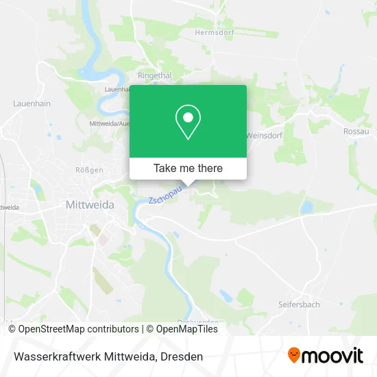 Карта Wasserkraftwerk Mittweida