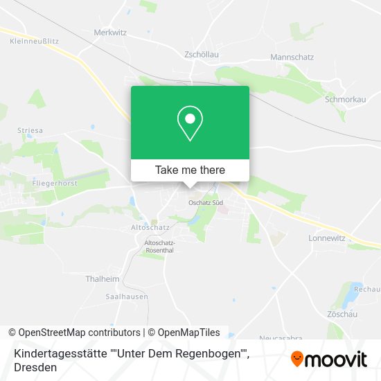 Карта Kindertagesstätte ""Unter Dem Regenbogen""