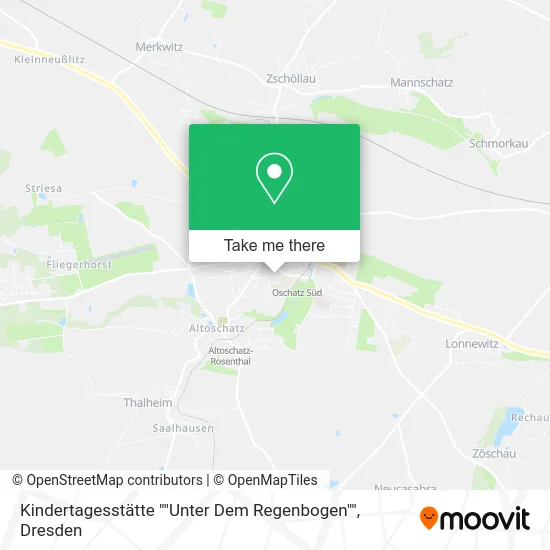 Карта Kindertagesstätte ""Unter Dem Regenbogen""