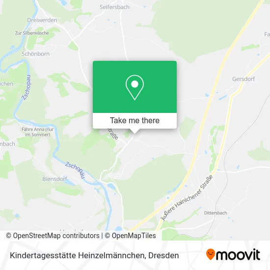 Карта Kindertagesstätte Heinzelmännchen