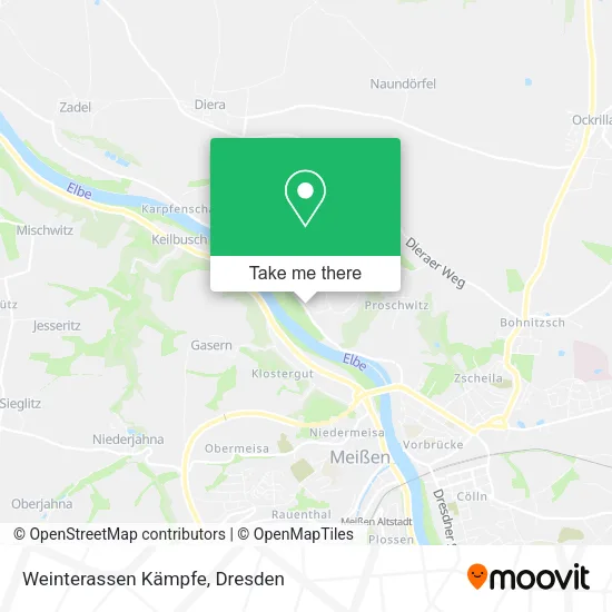 Карта Weinterassen Kämpfe