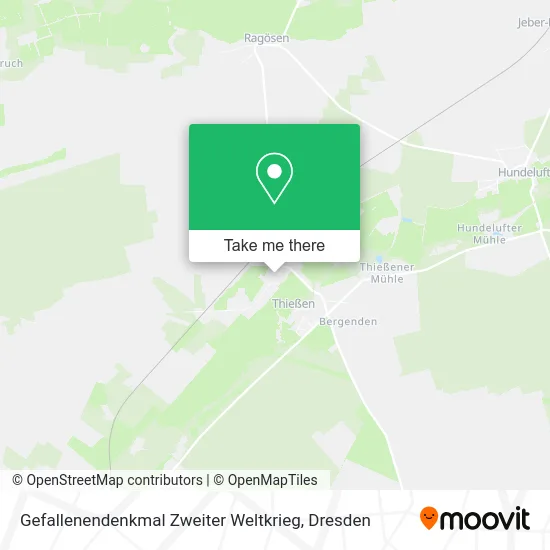 Карта Gefallenendenkmal Zweiter Weltkrieg