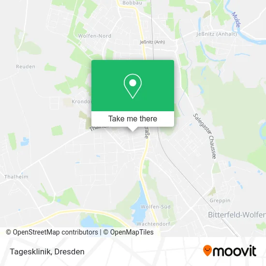 Карта Tagesklinik