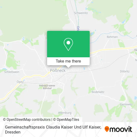 Карта Gemeinschaftspraxis Claudia Kaiser Und Ulf Kaiser