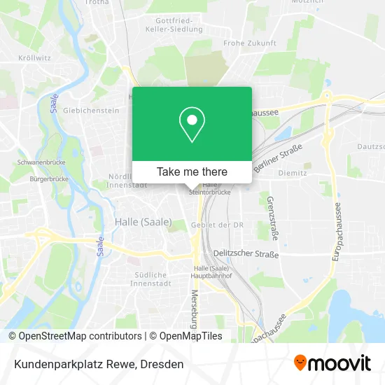 Карта Kundenparkplatz Rewe