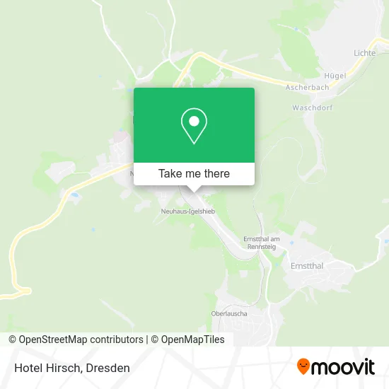 Карта Hotel Hirsch