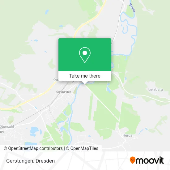 Карта Gerstungen