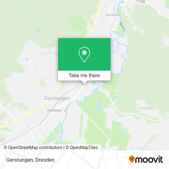 Карта Gerstungen