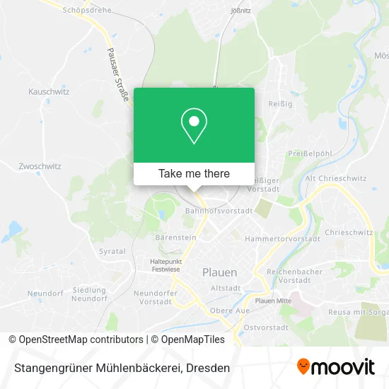 Карта Stangengrüner Mühlenbäckerei