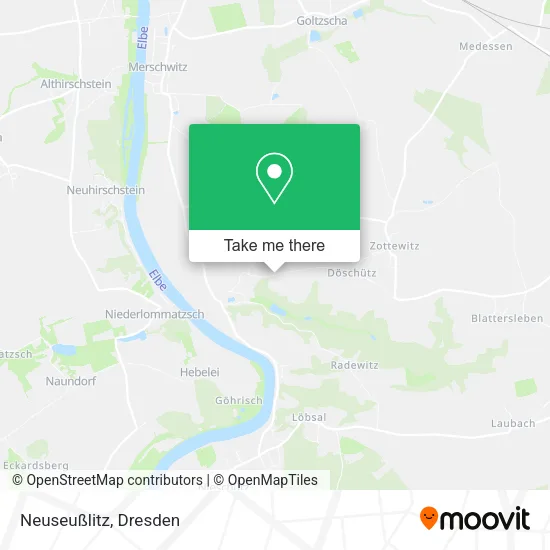 Карта Neuseußlitz