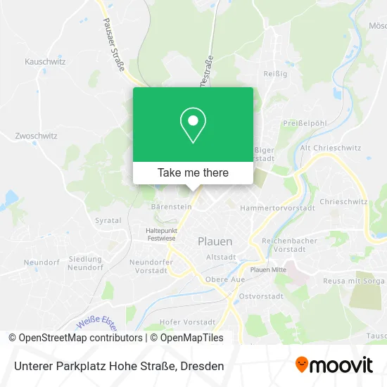 Карта Unterer Parkplatz Hohe Straße