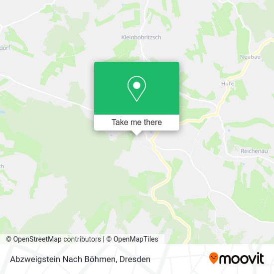Карта Abzweigstein Nach Böhmen