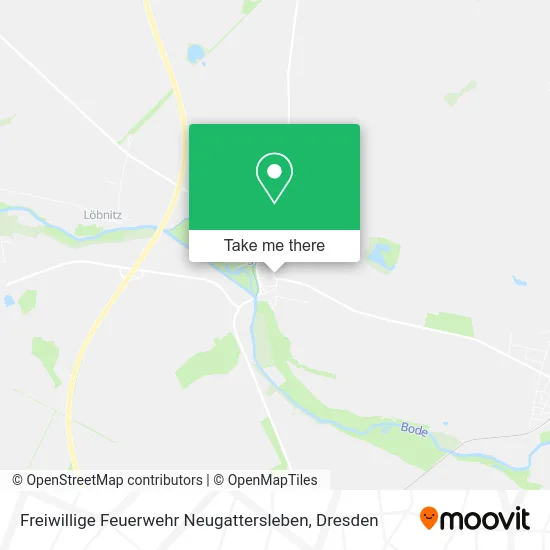 Карта Freiwillige Feuerwehr Neugattersleben